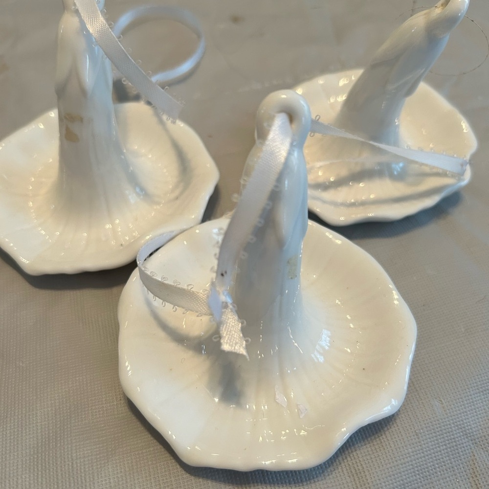 New York Botanical Gardens Porcelean Flower Ornaments Morning Glory- preloved